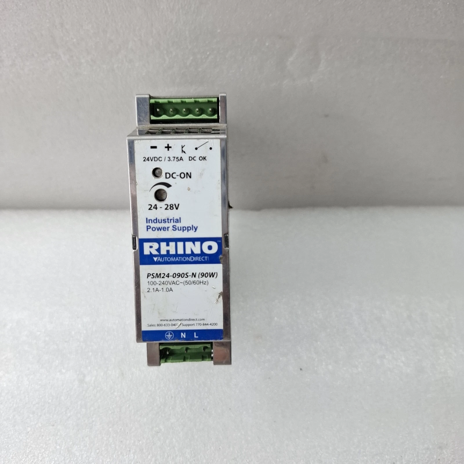 Switching Mode Power Supply RHINO PSM24-090S-N 24VDC 3.75A/90W(ADJUSTABLE)